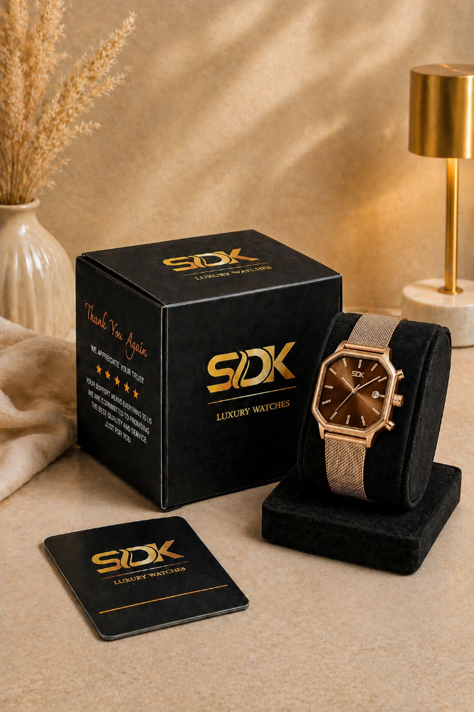 Rose Prestige Watch-Brown