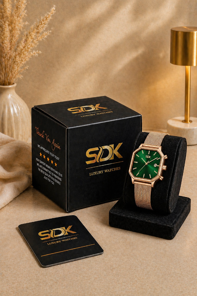 Rose Prestige Watch-Green