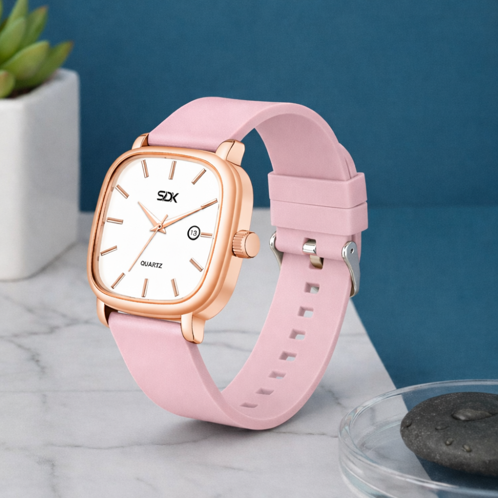 Rose Aura Classic Watch-Pink