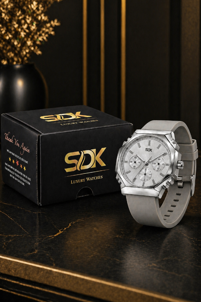Premium Chronograph Watch-Grey