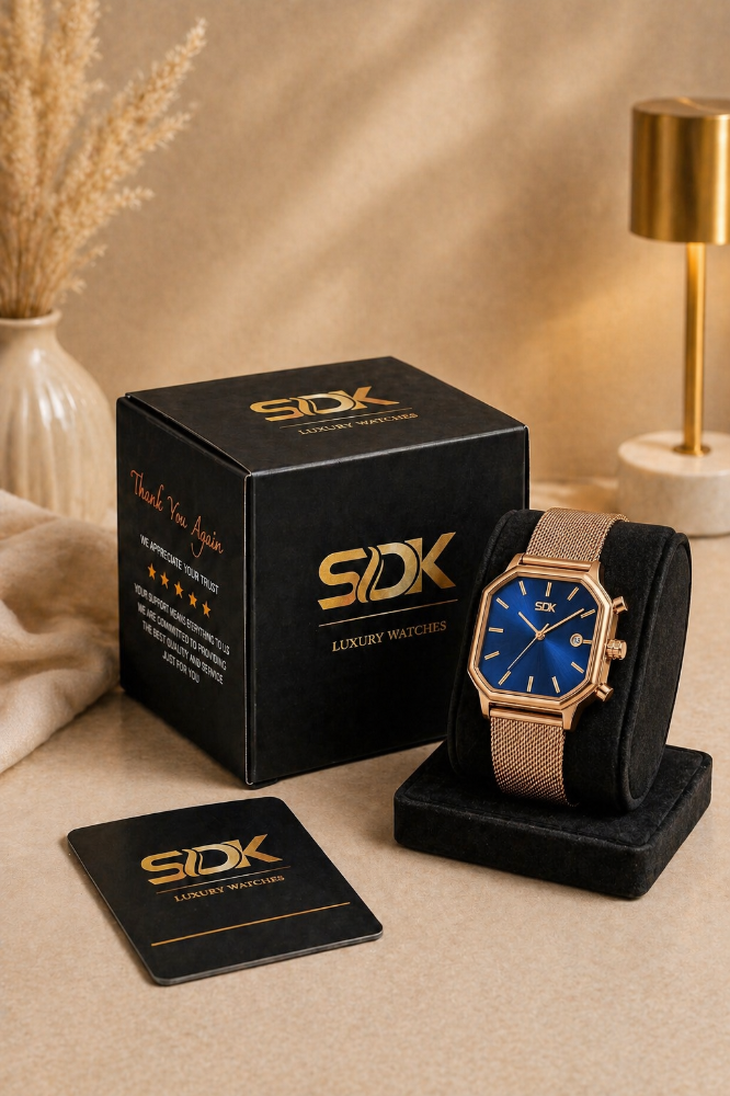 Rose Prestige Watch-Blue