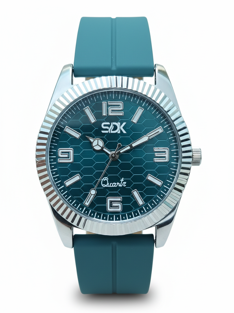 Multi-Color Hexa Dial Premium Watch-Green