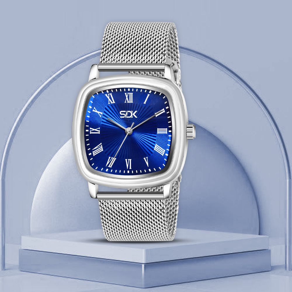 Imperial Mesh Watch-Blue