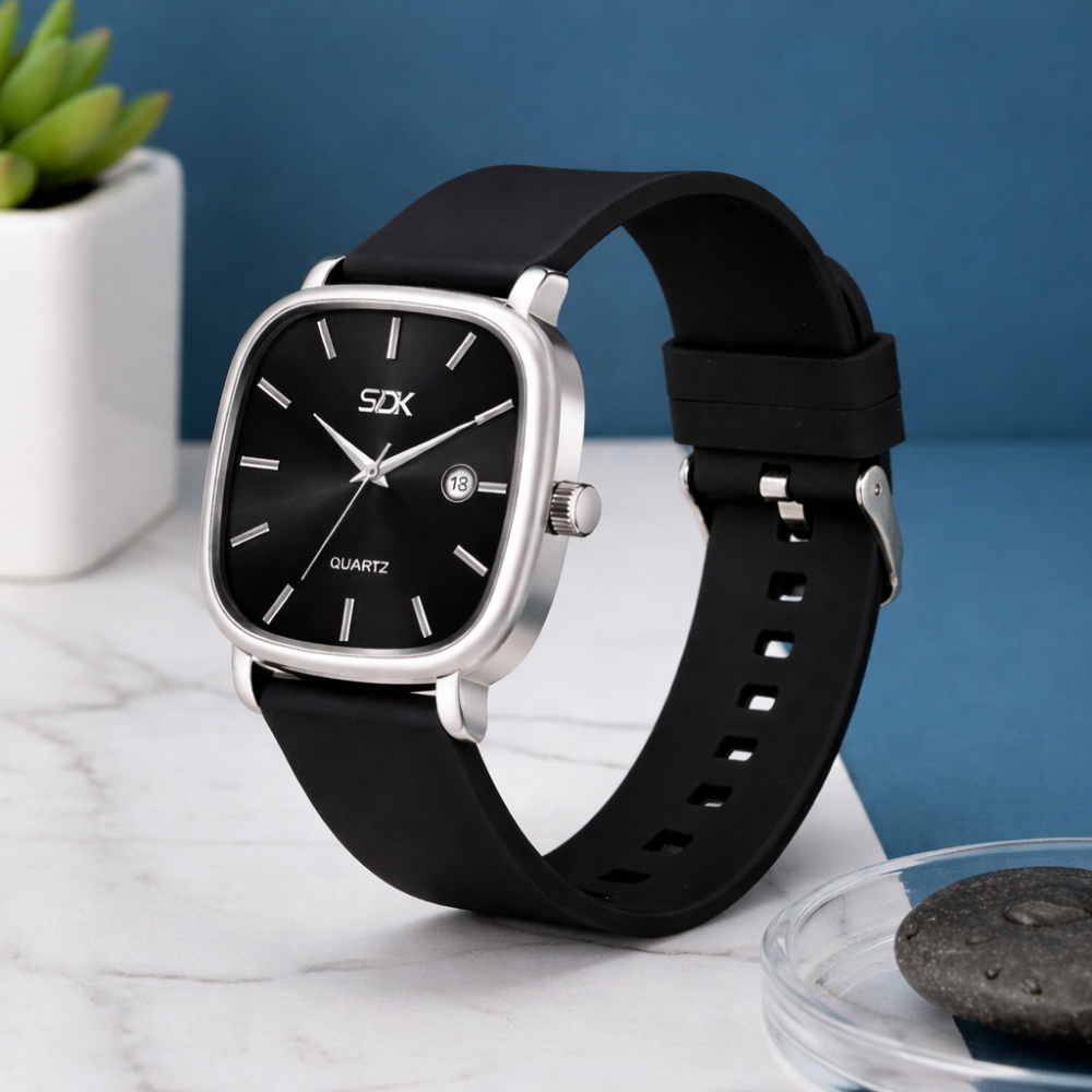 Premium Designer Dial Watch-Black