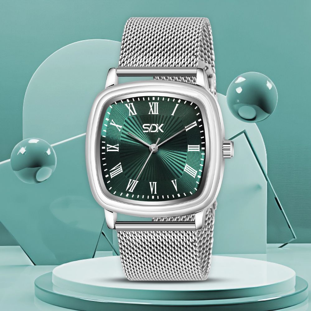 Imperial Mesh Watch-Green