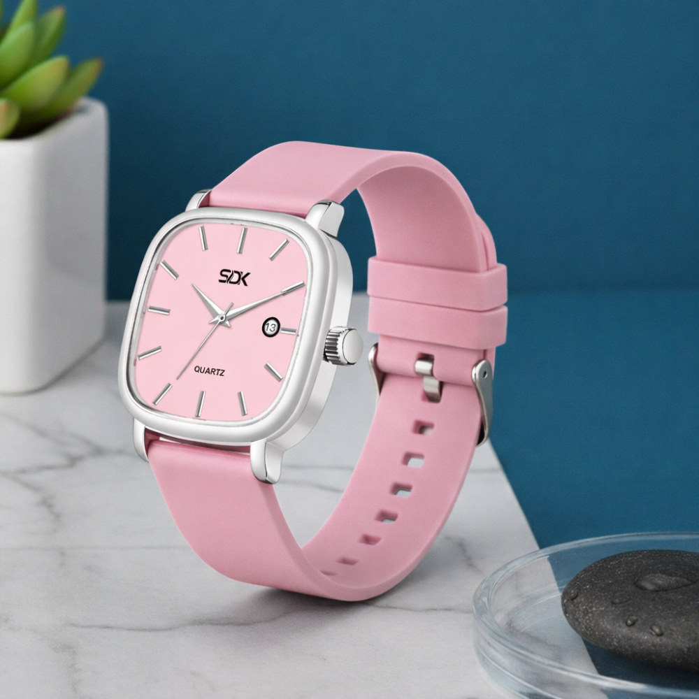 Premium Designer Dial Watch-Pink