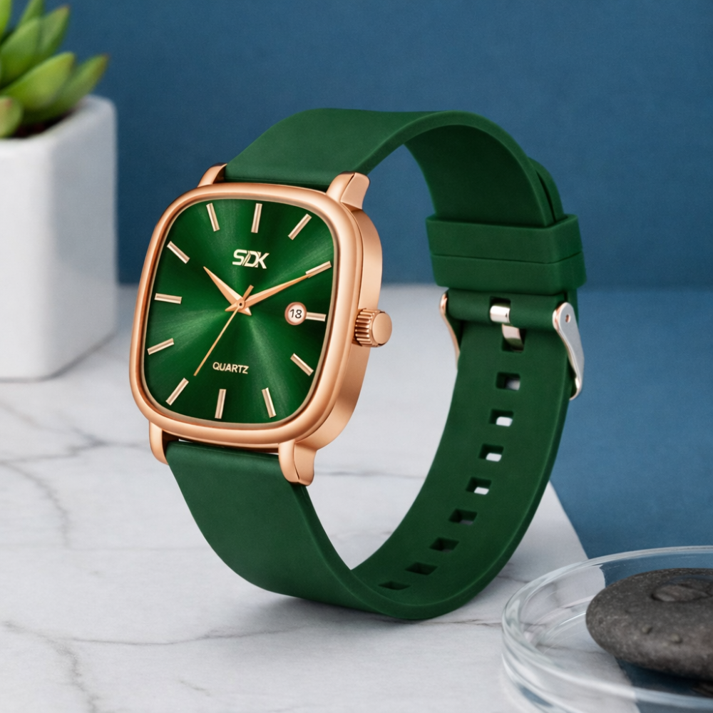 Premium Quartz Watch-Green