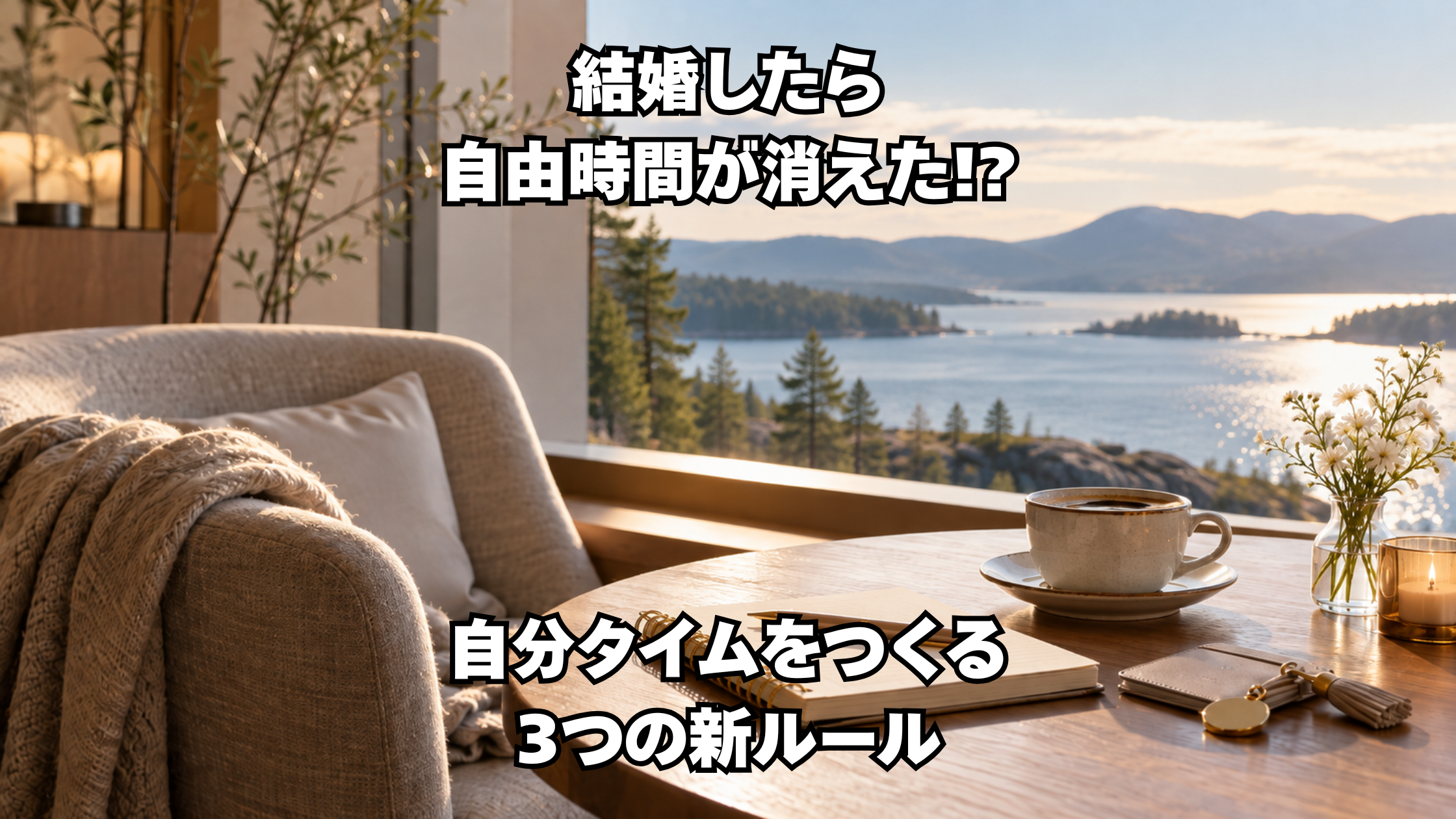 結婚したら自由時間が消えた!?自分タイムをつくる3つの新ルール
