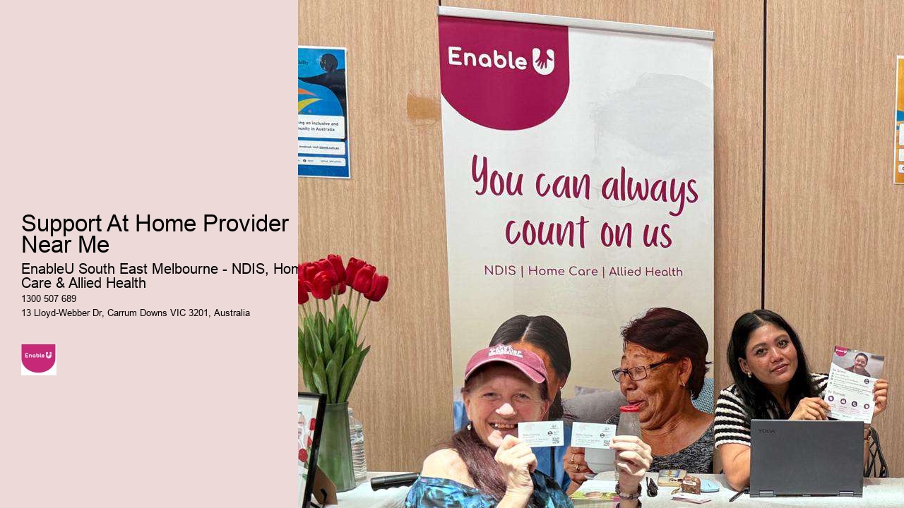Support At Home Provider Near Me