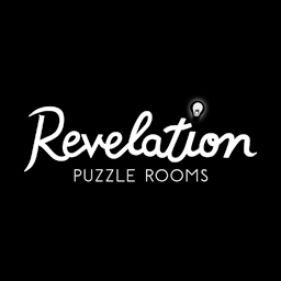 A logo of Revelation Puzzle Rooms