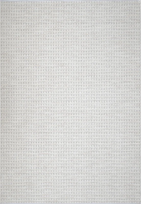 Artemis Modern Ivory/Grey Geometric Low Pile Rug
