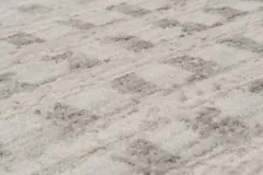 Artemis Modern Ivory/Grey Geometric Low Pile Rug