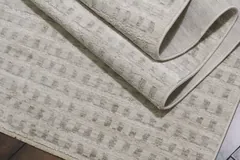 Artemis Modern Ivory/Grey Geometric Low Pile Rug
