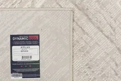 Atlas Modern Grey/Ivory Geometric Medium Pile Rug