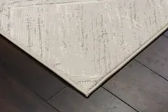 Atlas Modern Grey/Ivory Geometric Medium Pile Rug