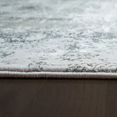 Ruby Transitional Ivory/Grey Distressed Medium Pile Rug