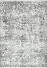 Ruby Transitional Ivory/Grey Distressed Medium Pile Rug