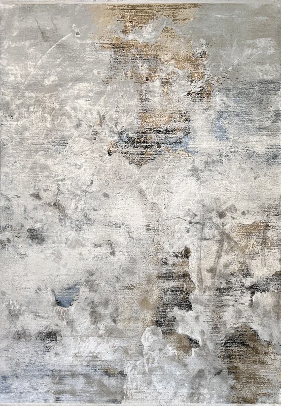Ruby Modern Ivory/Multi Abstract Medium Pile Rug