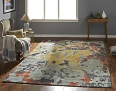 Infinity It-252 Blue Tones/Multi Hand Knotted Rug