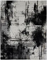 Solstice Sc-059 Black / Zinc Power Loom Rug