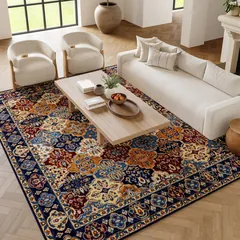 Grafix Persian Multicolor Power-loomed Rug