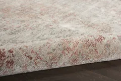 Lucent Persian Silver Red Knotted Rug