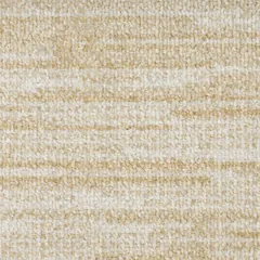 Nourison Essentials Solid Ivory Gold Power-loomed Rug