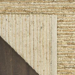 Pure Cord Striped Natural Hand Woven Rug