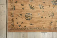 Silk Elements Beige Loomed Rug