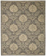 Silk Elements Graphite Loomed Rug
