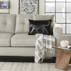 Sofia Black Pillow