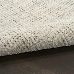 Soft Structure Abstract Beige Machine Woven Rug