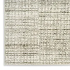 Soft Structure Abstract Sage Machine Woven Rug