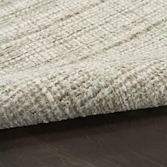 Soft Structure Abstract Sage Machine Woven Rug