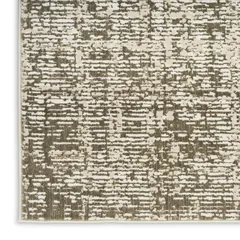 Soft Structure Abstract Mocha Machine Woven Rug