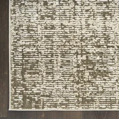 Soft Structure Abstract Mocha Machine Woven Rug