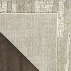 Soft Structure Abstract Sage Machine Woven Rug