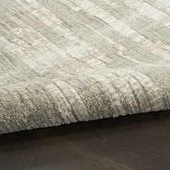 Soft Structure Abstract Sage Machine Woven Rug
