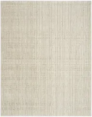 Soft Structure Abstract Beige Machine Woven Rug