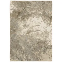Evolution Abstract Beige/ Grey Cut Pile Rug