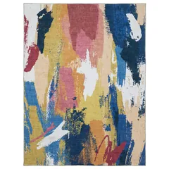 Sumter Abstract Multi/ Multi Flat Weave Rug
