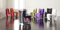 Seat Belt Dining Chair, Purple