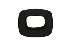 Seat Belt Ottoman, Black/Black