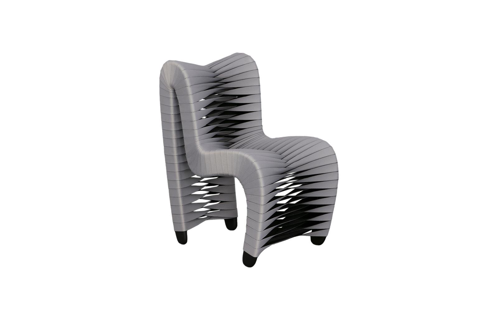 Seat Belt Chair, Kid Sized, Gray