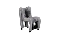 Seat Belt Chair, Kid Sized, Gray