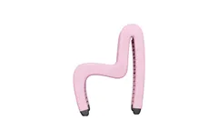 Seat Belt Chair, Kid Sized, Pink/White
