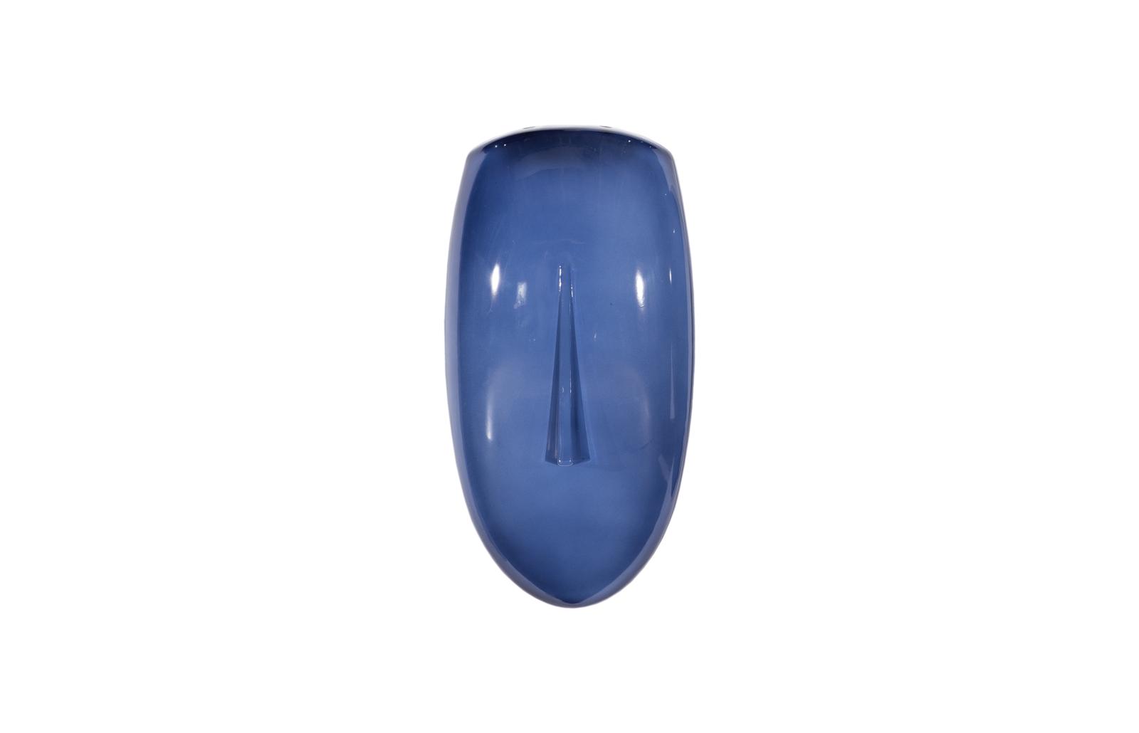 Classic Concave Cycladic Wall Art, Blue