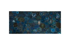 Agate Coffee Table, Stainless Steel Base
