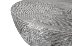 Ripple Coffee Table, Black/Silver, Aluminum