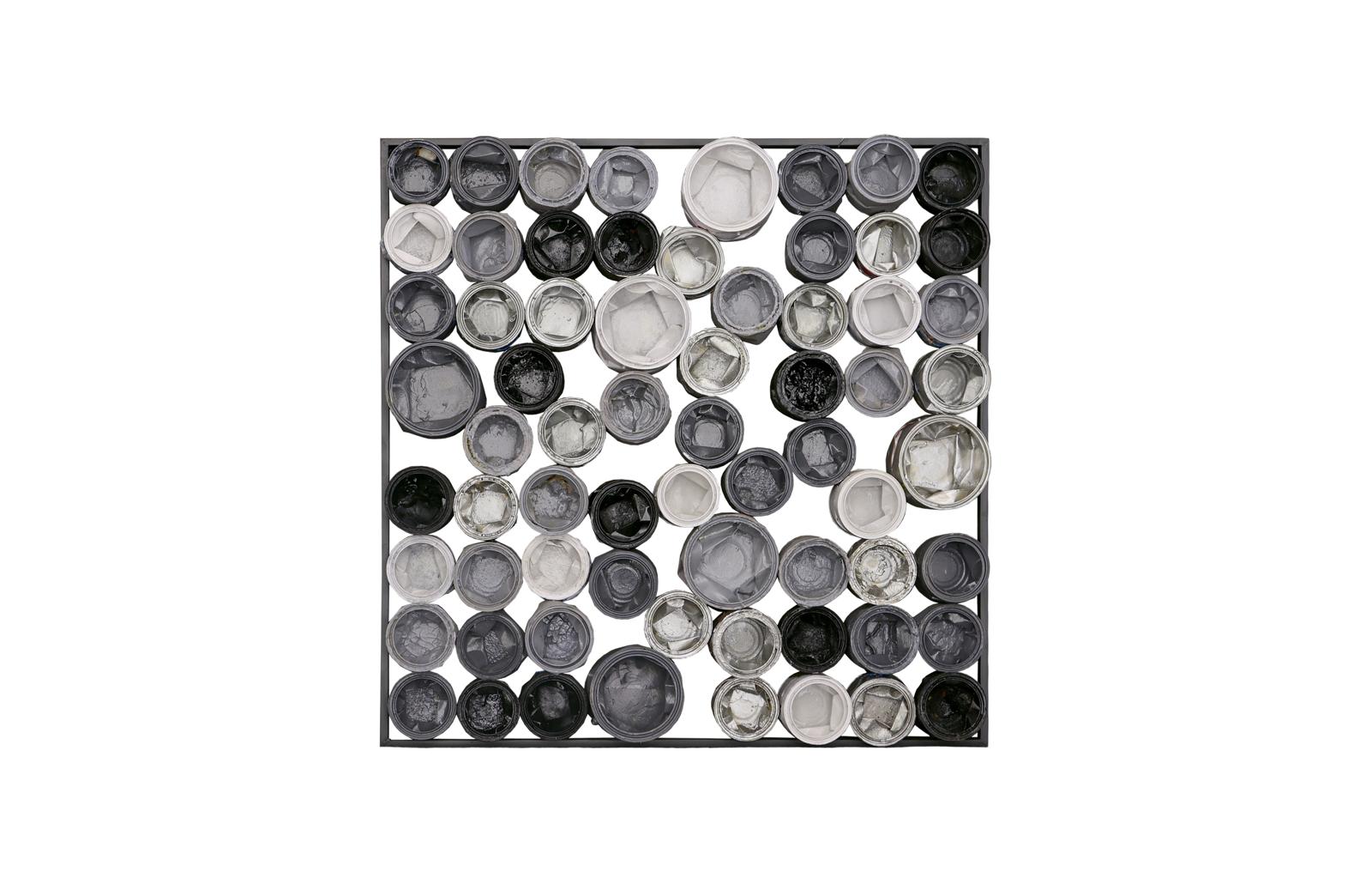 Paint Can Wall Art, Square, Mixed Neutrals, Assorted LG